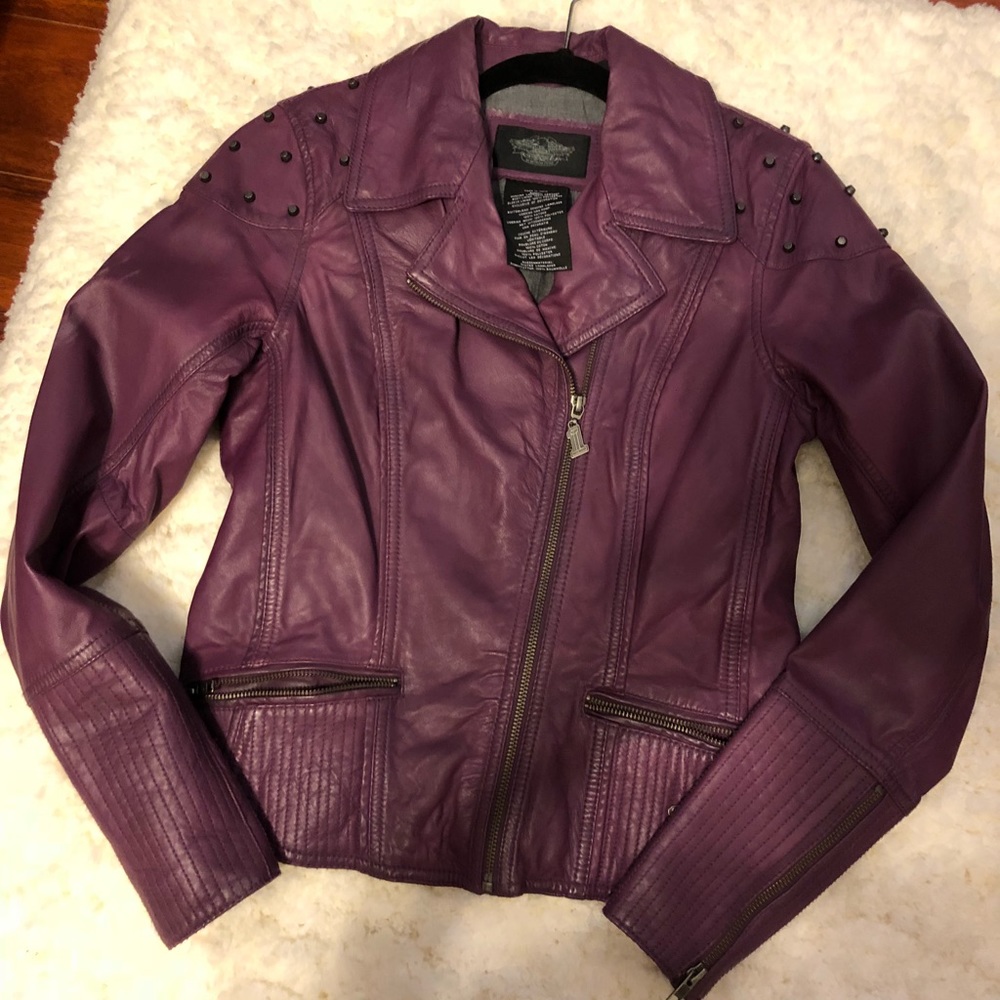 Harley Davidson Lamb Skin Leather Jacket